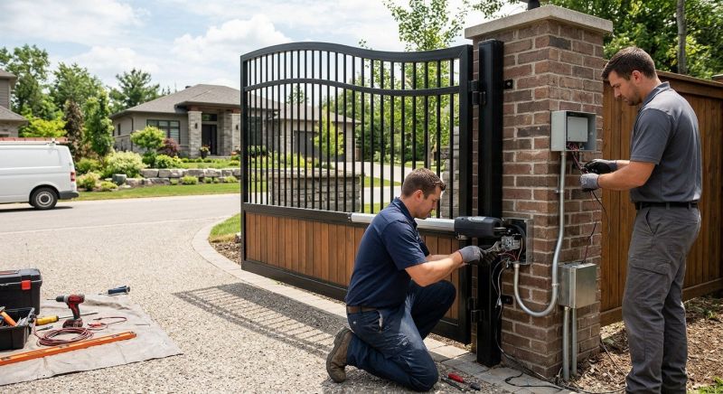 Main Gate Installation in Boca Raton, FL
